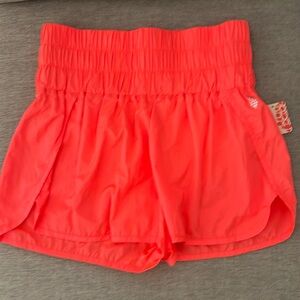 NWT Free People Movement The Way Home Short - Neon Coral - L